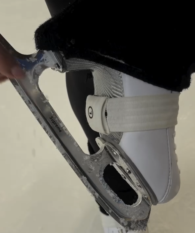 Behind skate view